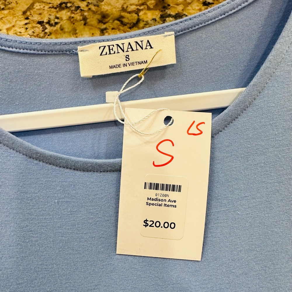 Zenana High Low Baby Blue Dress - Picture 3 of 3